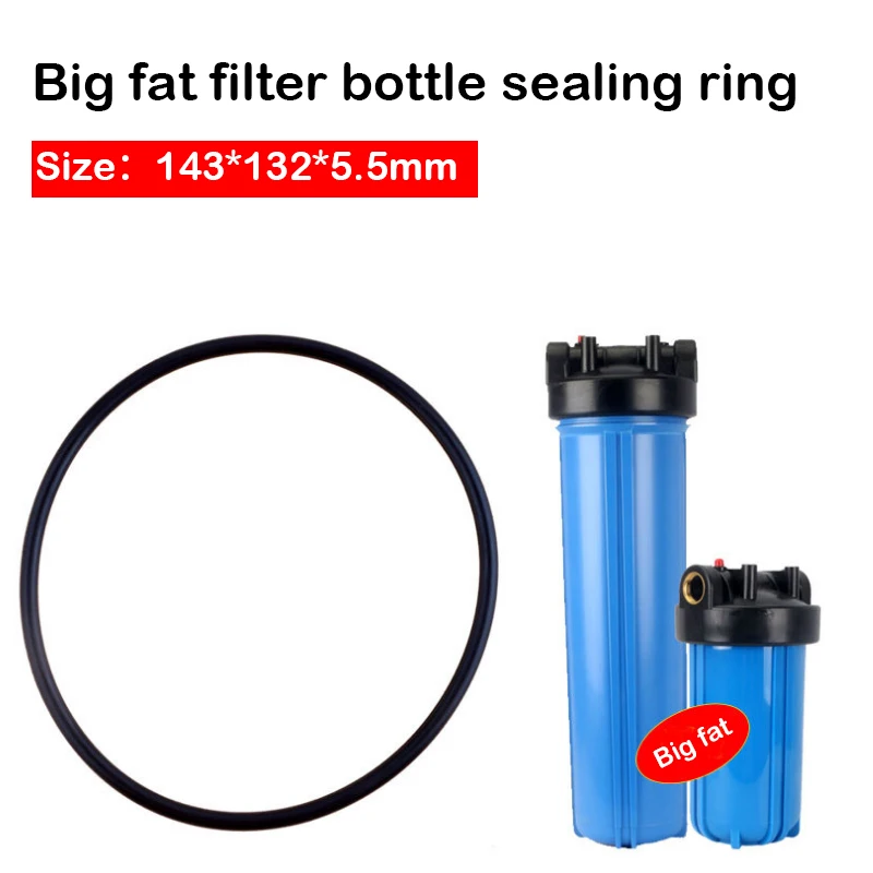 1pc Veľký tukový filter tesniaca fľaša prsteňa O-krúžok Silikónový gumový čistič vody Zhrusnutý 143*132*5,5 vodotesný prsteň