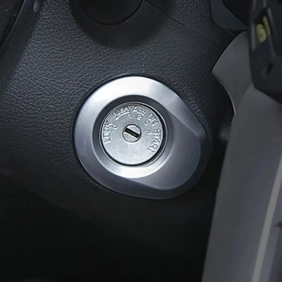 1pc vhodné pre Nissan Qashqai J10 2008 2009 2010 2012 2012 Príslušenstvo Abs Silver Key Štart systému Ignition Igniter Ring Trim