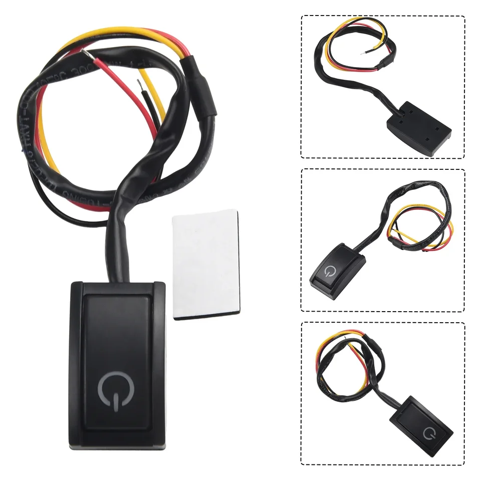 1pc Vysoko kvalitný prepínač prepínačov s obojstrannou lepiacou páskou LED svetlo LED svetlo LED.