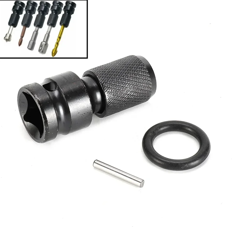 1pc vŕtačka Chuck Converter Socket Adapter Hex Drift Bits Ovládač 1 2 otoč 1 4 4 rozširujúca bitová konverzná hlava