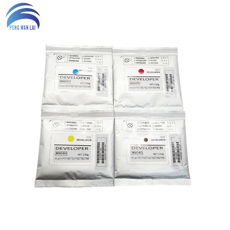 1PC W9040 W 9040 Developer pre HP E77822 77825 72530 77830 77840 77850 77860 78223 Vývojársky prášok