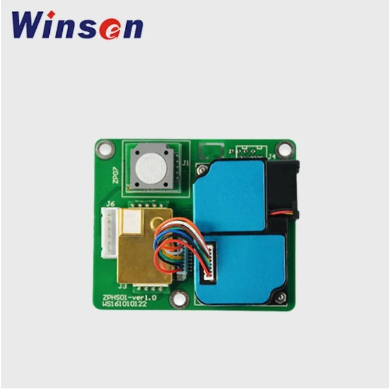1PC Winsen ZPHS01 CO2/PM2.5/CH20/TVOC detekcia Multi-v-jednom module Teplota a vlhkosť Detekcia plynov