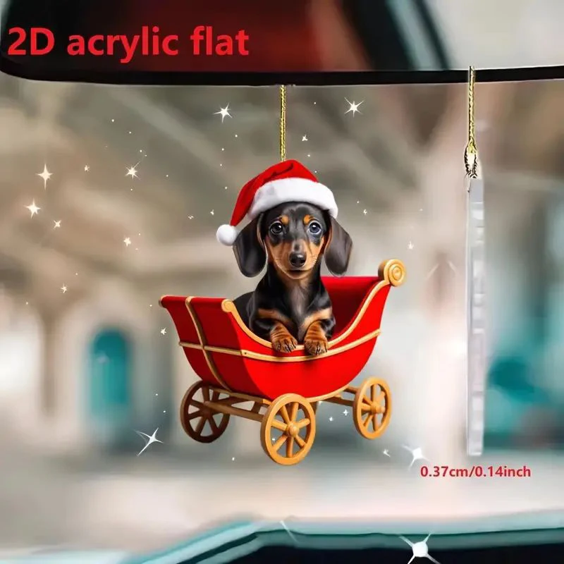 1PC Zaujímavý akrylový vianočný ps
