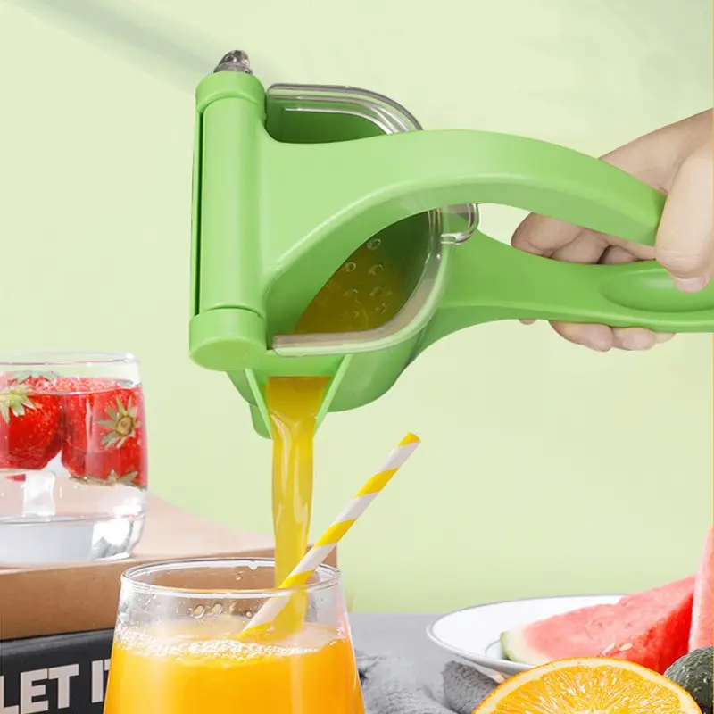 1pc zelený multifunkčný odšťavovač ručný neelektrický citrón stémy