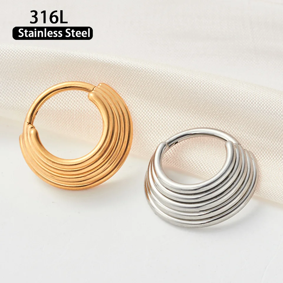 1pc závesný segment nosný prsteň helix ženské náušnice Tragus chrupavka mužská ženská septa klikač päť vrstie
