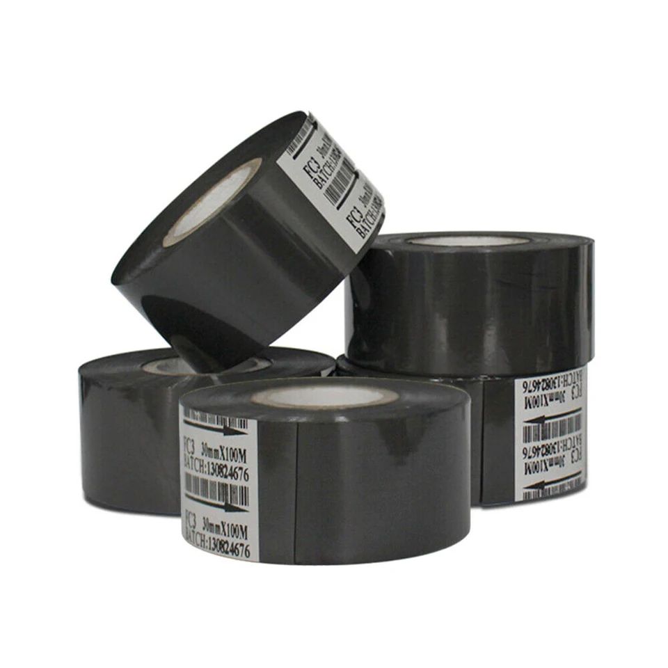 1pc čierna tlačiareň Ribbon HP-241 DY-8 Dátum Tlačiareň kódovanie LC1 TLAČKA TLAČKA PRE HP-241/DY-8 DÁTUM KONKOVER 20MMX100M 25MMX100M