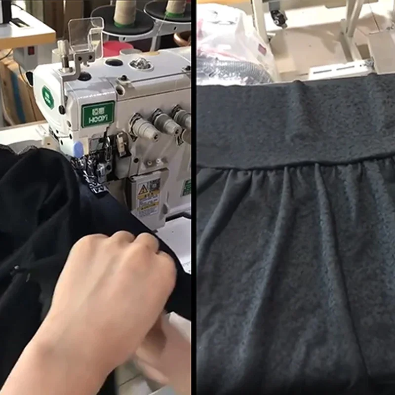 1pc široký shirring zhromažďovanie nohy pre priemyselný šijací stroj s overom 700 800 6700, záhyby