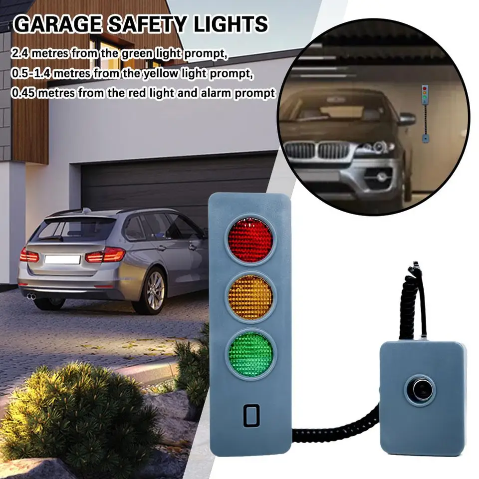 1pcgarage bezpečné svetlo Automatické parkovacie systémy parkovacie zátka pre garážové LED park asistent garáž pre garážové parkovacie senzor pomocný automobil ACC F5M5