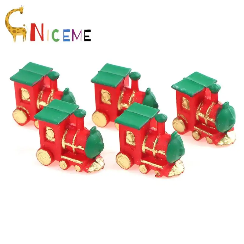1pcs 1:12 Dollous Miniature Mini Mini Malé vlakové modely dekorácie Hračky