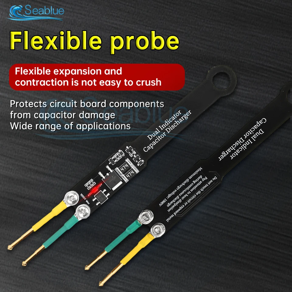 1pcs 1000V 5000UF Condentator Vypúšťací spínač PEVER PEVER OPRAVU OPRAVU OPRAVU OBCHOD s duálnou LED