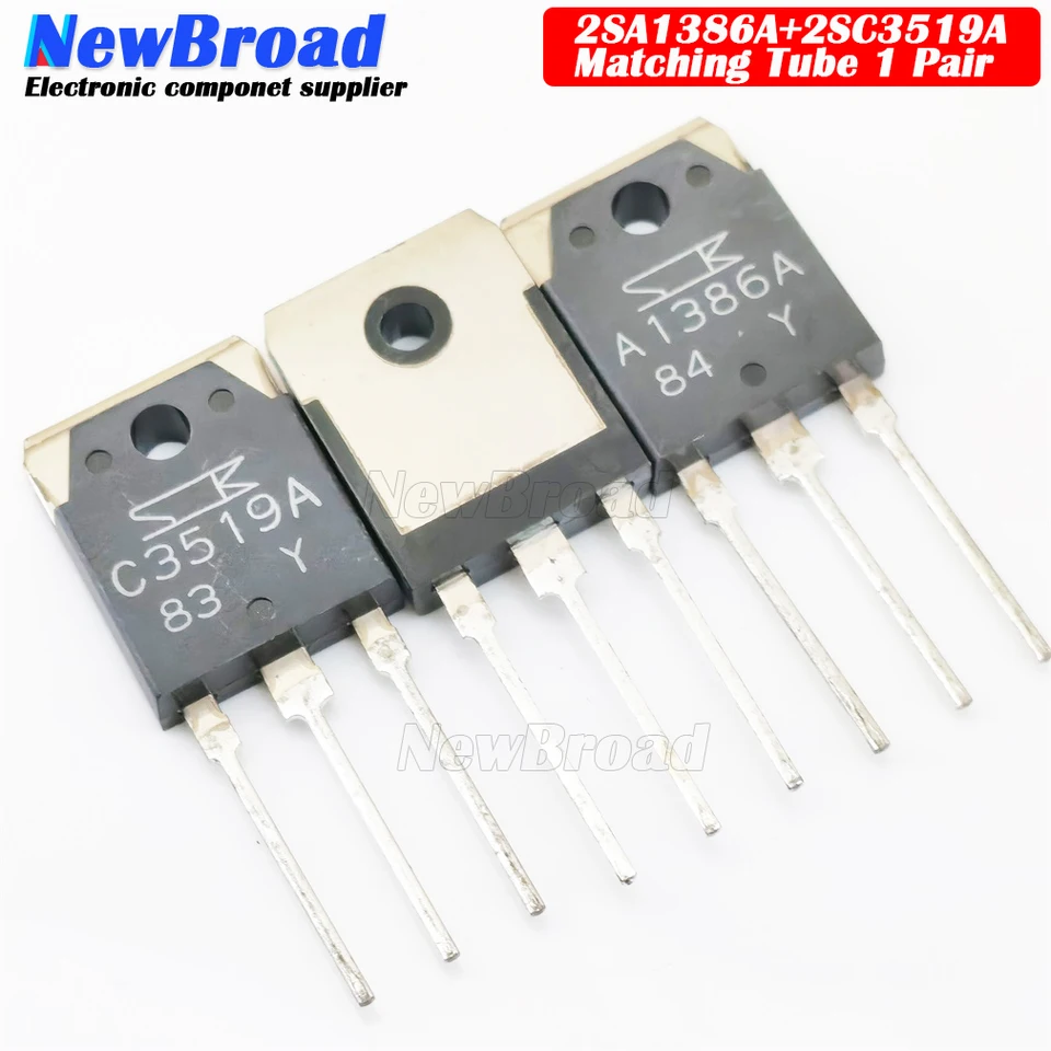1pcs 2SA1386A 2SC3519A TO-3P Zodpovedajúca trubica audio-napájacieho zosilňovača 1 pár A1386A C3519A