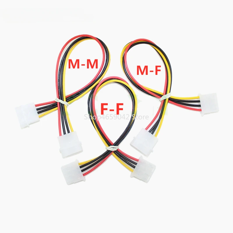 1pcs 30 cm 4 kolíky IDE Molex Interný napájací kábel kábla Počítačový zdroj napájanie pre pevný disk disk HDD DVD CD-RW Combo Combo