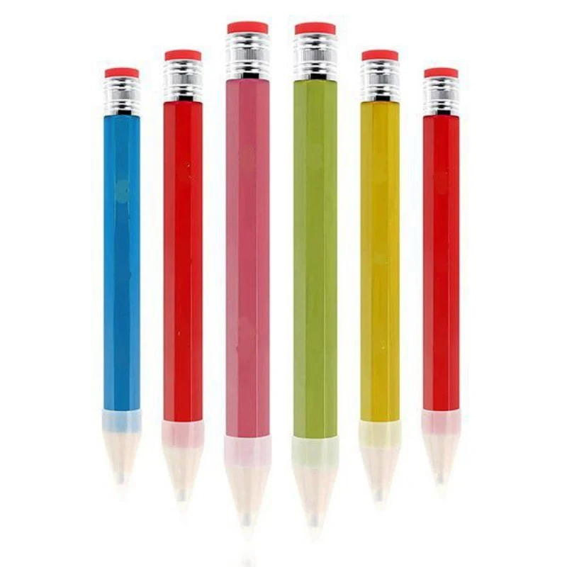 1pcs 35 cm gigant ceruzka, veľká drevená ceruzka s perličkami na gumá