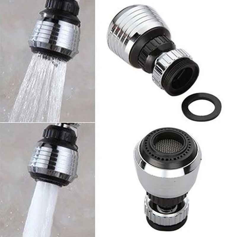 1pcs 360 stupňov voda, ktorý šetrí filter Vysokotlakový kohútik difúzovača rotačný faucet konektorový konektor Kuchynské príslušenstvo