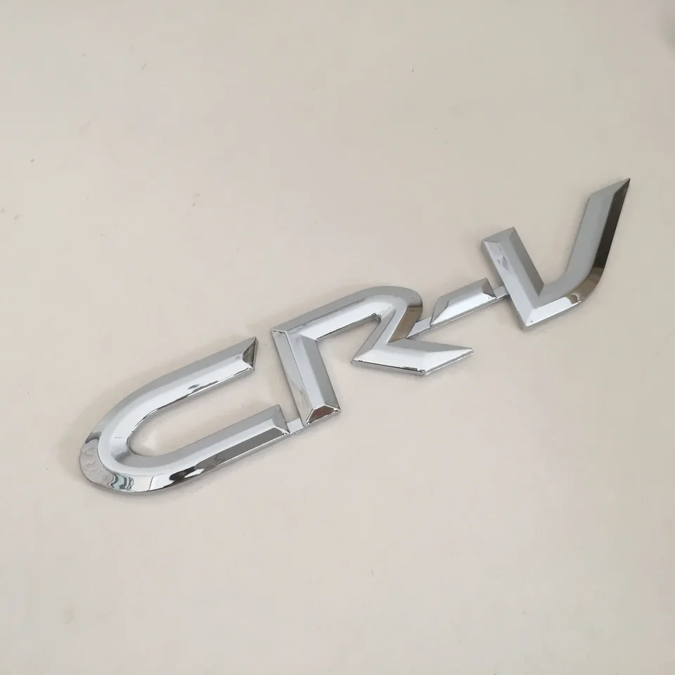 1pcs 3d ABS vysokokvalitné CRV CR-V Letter Empl Letter Zadný chvost kmeň kmeň nálepky odznak nálepka Styling Automatické príslušenstvo