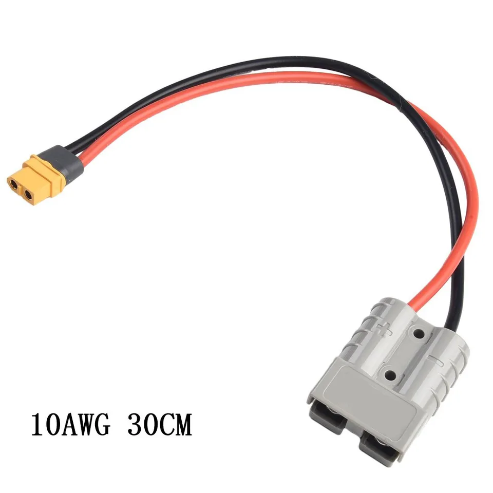 1pcs 50amp 600V pre Anderson Connector to for X60 adaptér 10awg 30cm ručné náradie Elektročné náradie príslušenstvo