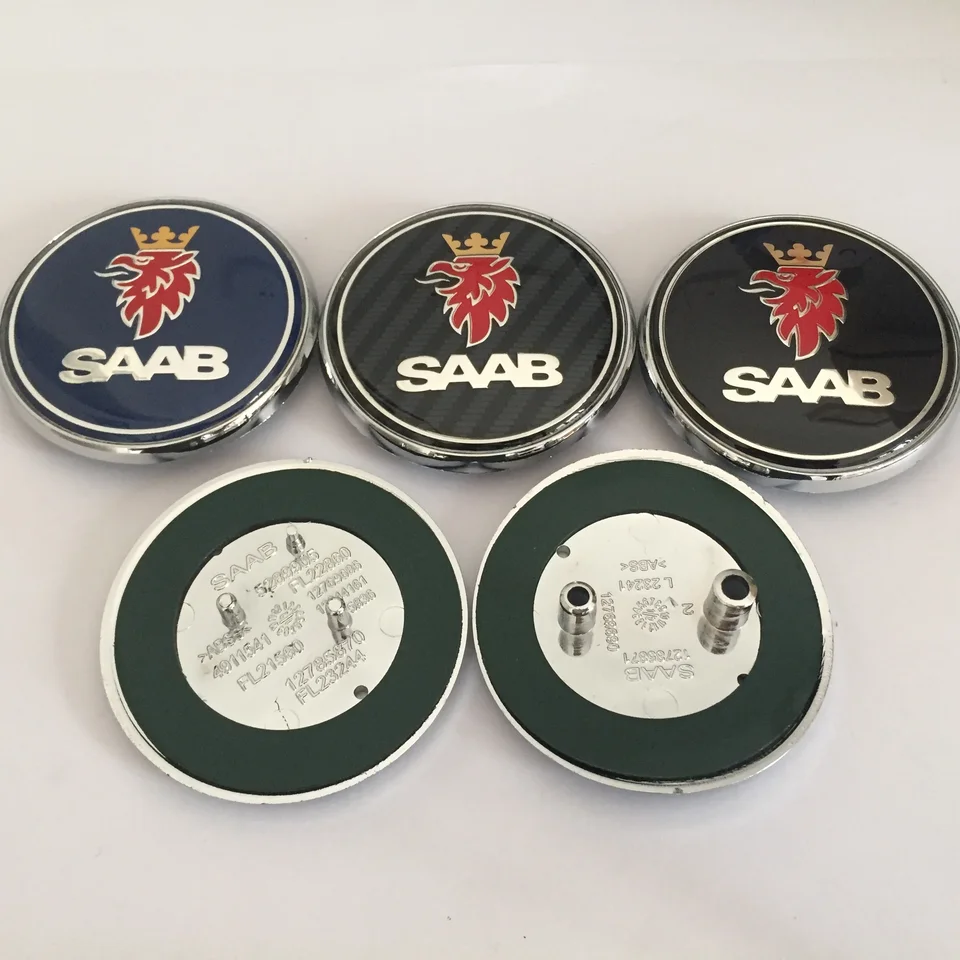 1pcs 68 mm Saab Car predná kapota kapucňa Panna Zadný nákladný automobil Styling pre 03-10 BJ SCS 9-3 9-5 9-2x 9-5x automatické príslušenstvo