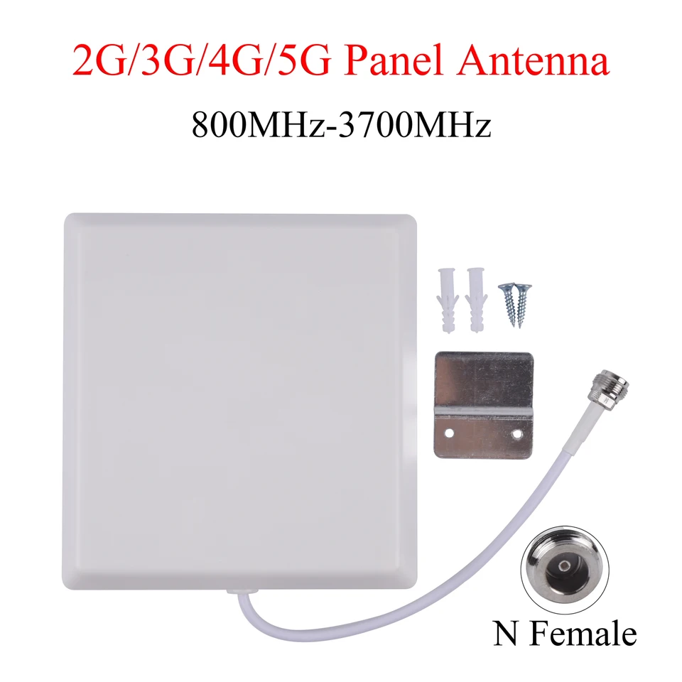 1pcs 800-3700MHz panelová anténa 2G 3G 4G 5G Indoor Anténa 6/7dB N žena pre opakovaný vysielač signálu signálu GSM CDMA CDMA