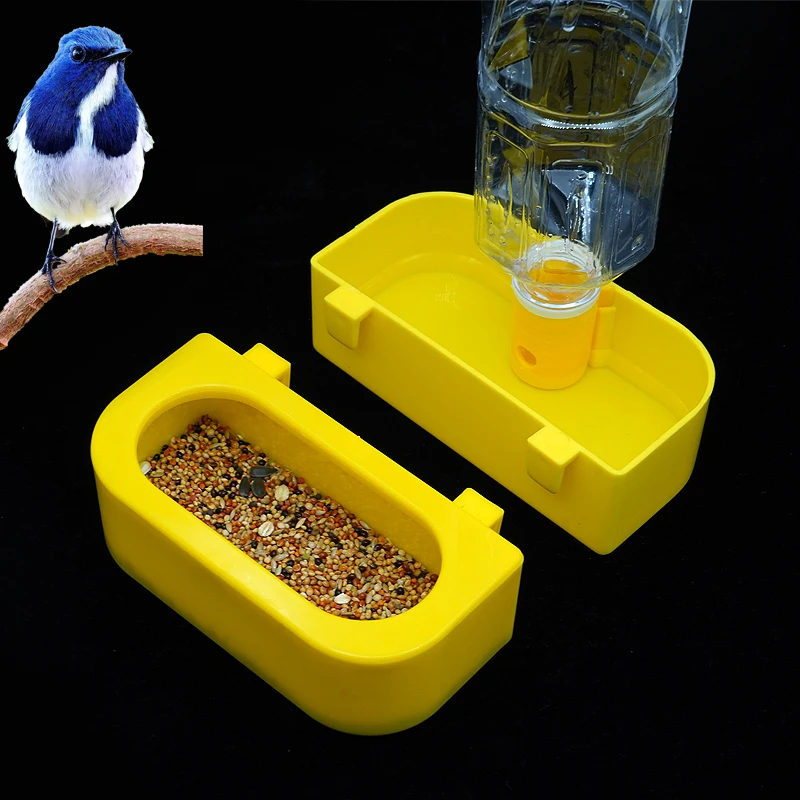 1pcs Bird Feeder Bowl Multifunkčný závesný kŕmny kŕmny kŕmny kŕmny kŕmny Parrot proti prevencii rozptýlenia prevencia Pigeon Water Bowl Bird Cage