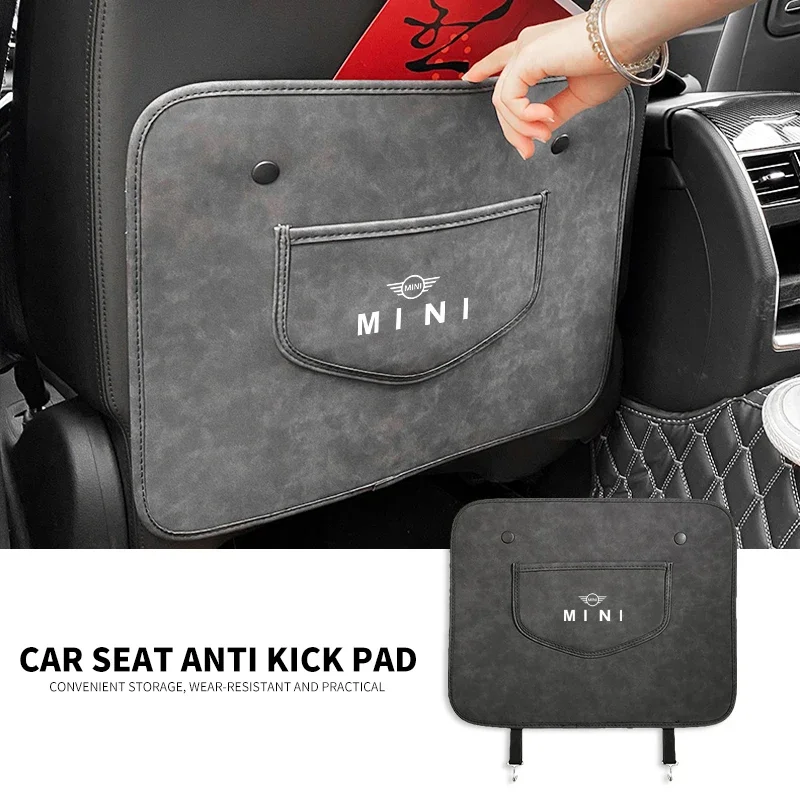 1pcs Car Anti-Dirty Pad Back Back Protective Mat Anti Kick Pad Auto pre Mini Cooper S 2011 2012 2013 R56 R50 R53 F56