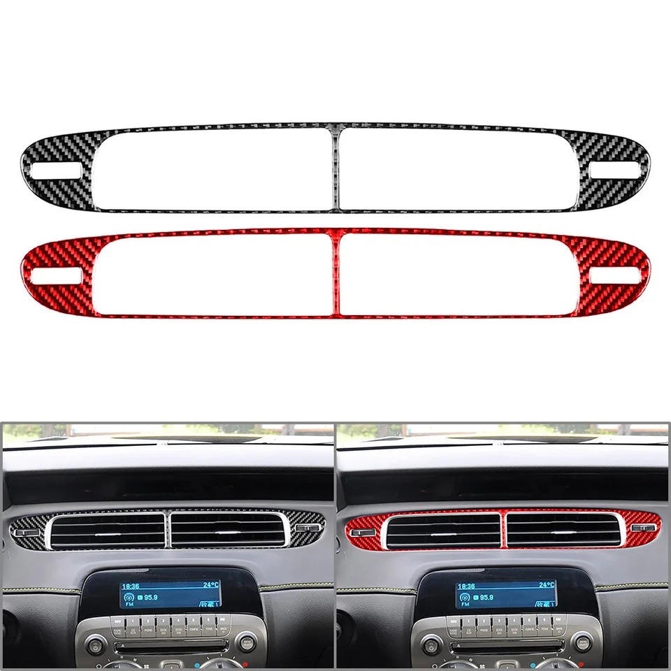 1pcs Car Central Console Air Vent Panel Cover Cover Decoration Tinker Tink pre Chevrolet Camaro 2010 2012 2012 2013 2014 2015