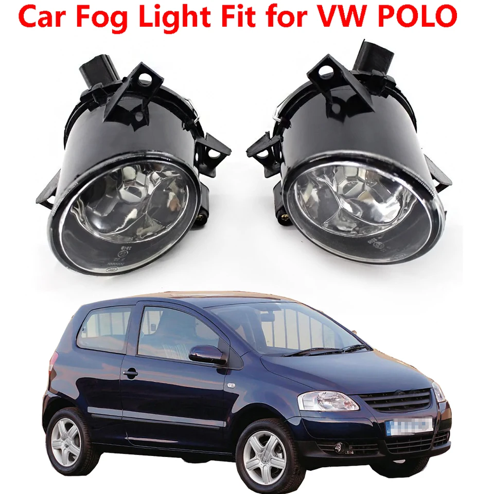 1pcs Car Front Left/Pravá hmlová žiarovka Zostava Fog Lights 6Q0 941 699 LF 6Q0 941 700 RG pre Volkswagen Fox 2005-2012 Polo 2001-2005