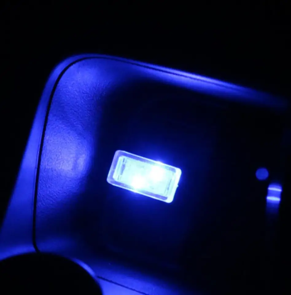 1pcs Car-Styling USB Atmosféra LED ACON ACOPORY PRE VW VOLKSWAGEN GOLF 7 5 6 PASSAT B5 B6 B7 Polo CC