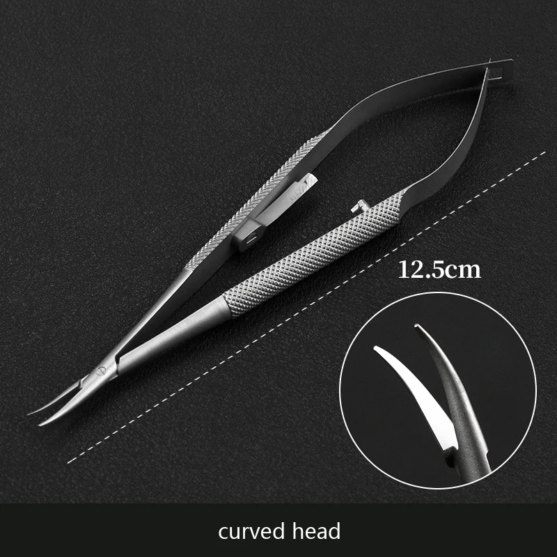 1pcs Castroviejo držiak ihly s uzamknutou nehrdzavejúcou oceľou pre zubný prístroj Oftalmický chirurgický prístroj