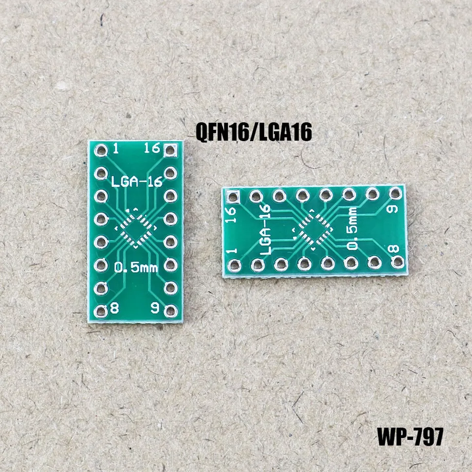 1pcs doska doska DPS SMD Turn na DIP Adapter Converter Plate SOP MSOP SOP14 QFN16/LGA16 8 10 14 16 20 28 SMT na DIP WP-797