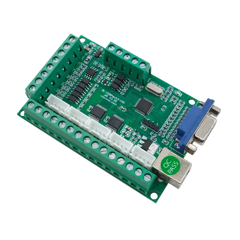 1pcs doska dosky ovládača CNC USB Mach3 100 kHz 5 -osi ovládač pohybu pohybu ovládača AXIS