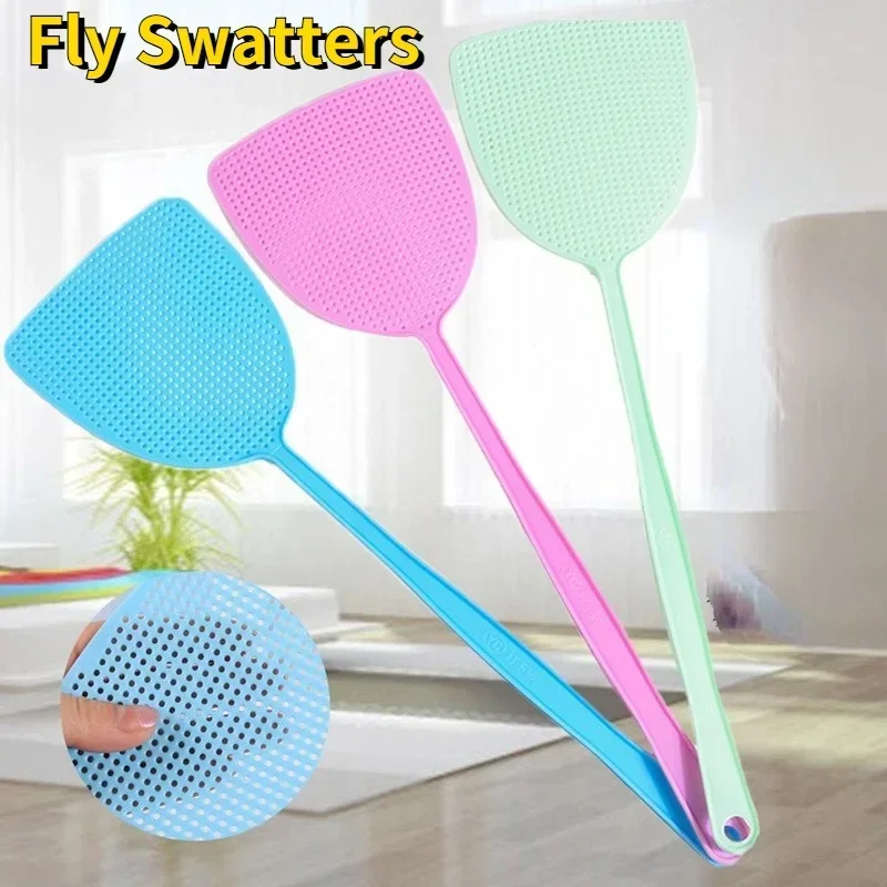 1pcs flyswatter plastové mušky swatters komárom Pest Control Histor Killer Domáce kuchynské doplnky 3 farebné matamoscas