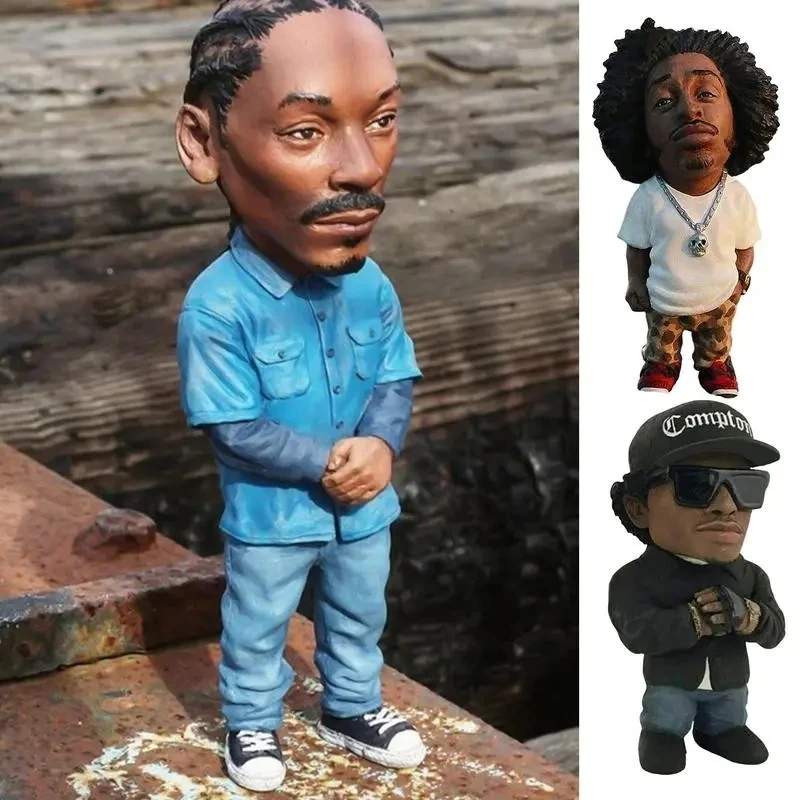 1pcs hip hop legenda Pamätné živice ozdoby Memorial živice socha remeselníkov