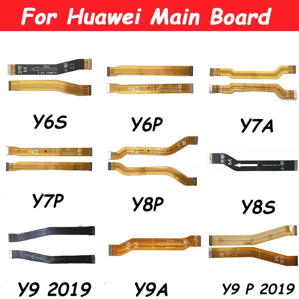 1pcs hlavná doska základnej dosky Ribbon Flex kábel pre Huawei y6p y6s y7a y7p y8p y8s y9a y9s y6 y9 prvotriedna flex základnej dosky