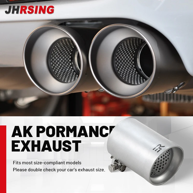 1pcs inovácia automobilová rúrka modifikujte tlmič tlmič maavičky z nehrdzavejúcej ocele pre výfukové výfukové výfukové výfukové vozidlo Dýza DECORÁCIA DEKORA NEPOJENA
