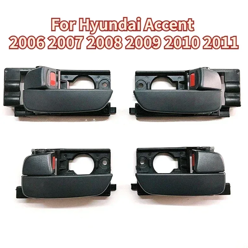 1pcs interiérové ​​dvere rukoväte vnútorné dvere otvorené rukoväte čierne pre Hyundai Accent 2006 2007 2008 2009 2010 2011