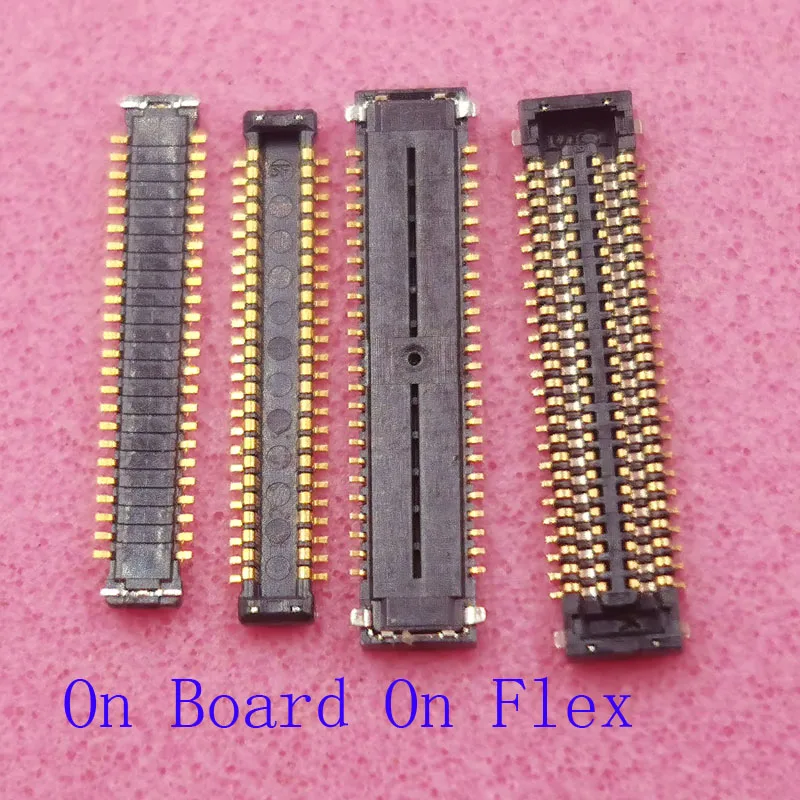 1pcs LCD displej obrazovky Flex FPC Connector pre Samsung Galaxy A600F A6 Plus 2018 A6Plus A605 A600 A605F zástrčka na doske 48 PIN