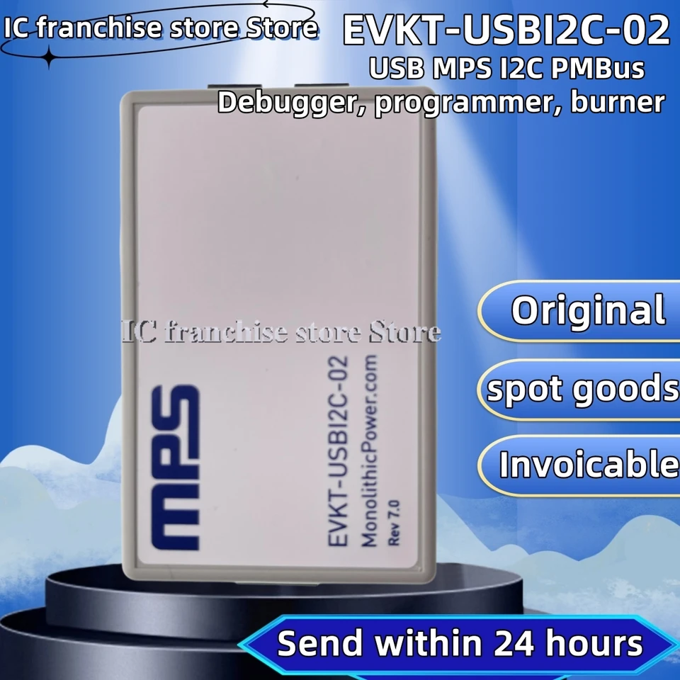 1PCS // LOT EVKT-USBI2C-02 USB MPS I2C PMBUS MPS Debugger, programátor, Burner 100% Original Stock