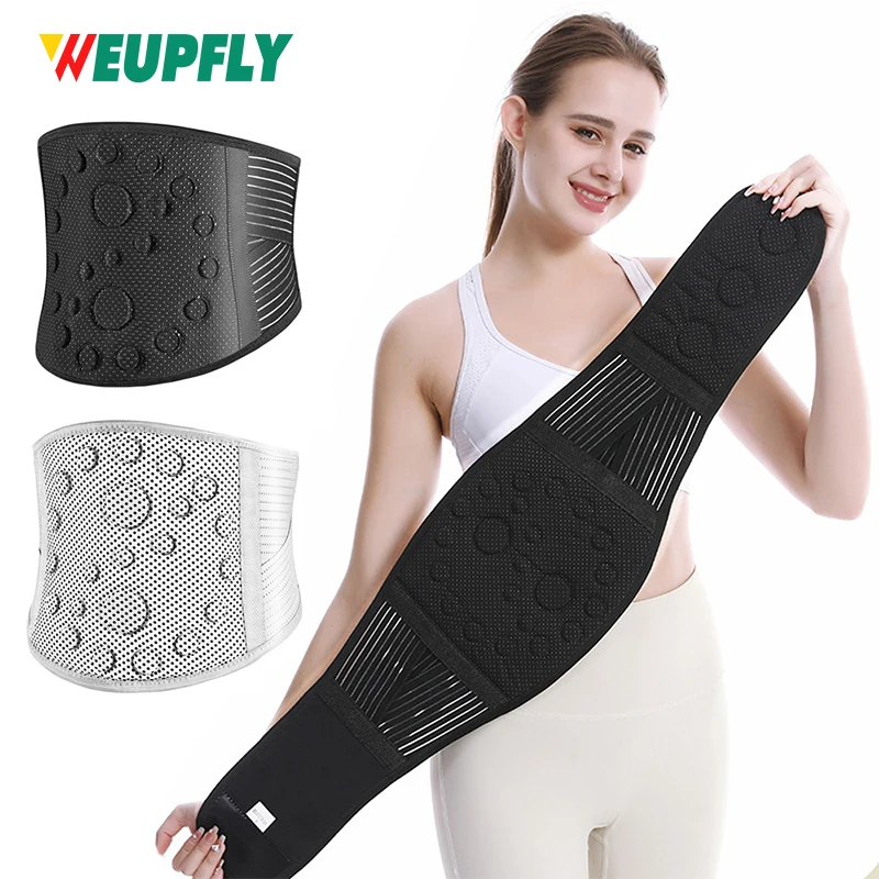 1pcs magnetická terapia zadná ortéza bedrová podpora samočistiaci chrbát, dolná chrbát, podložka na zahrievanie krku, pre herniovaný disk