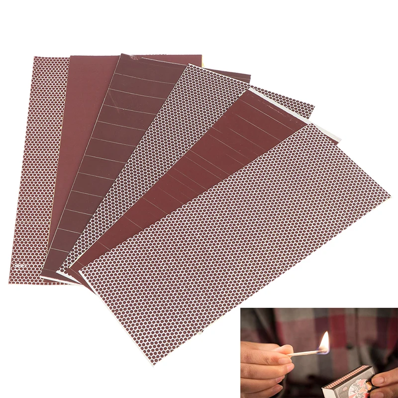 1pcs matchstick Striker Sticker Adhesive Zhoduje sa s plameňovým papierom Phosfor Pleš
