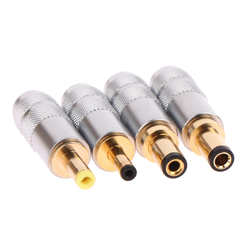 1pcs meď 5,5 x 2,5 / 5,5 x 2,1 jednosmerného zátky Jack Jack Mužský konektor pre lineárny výkon