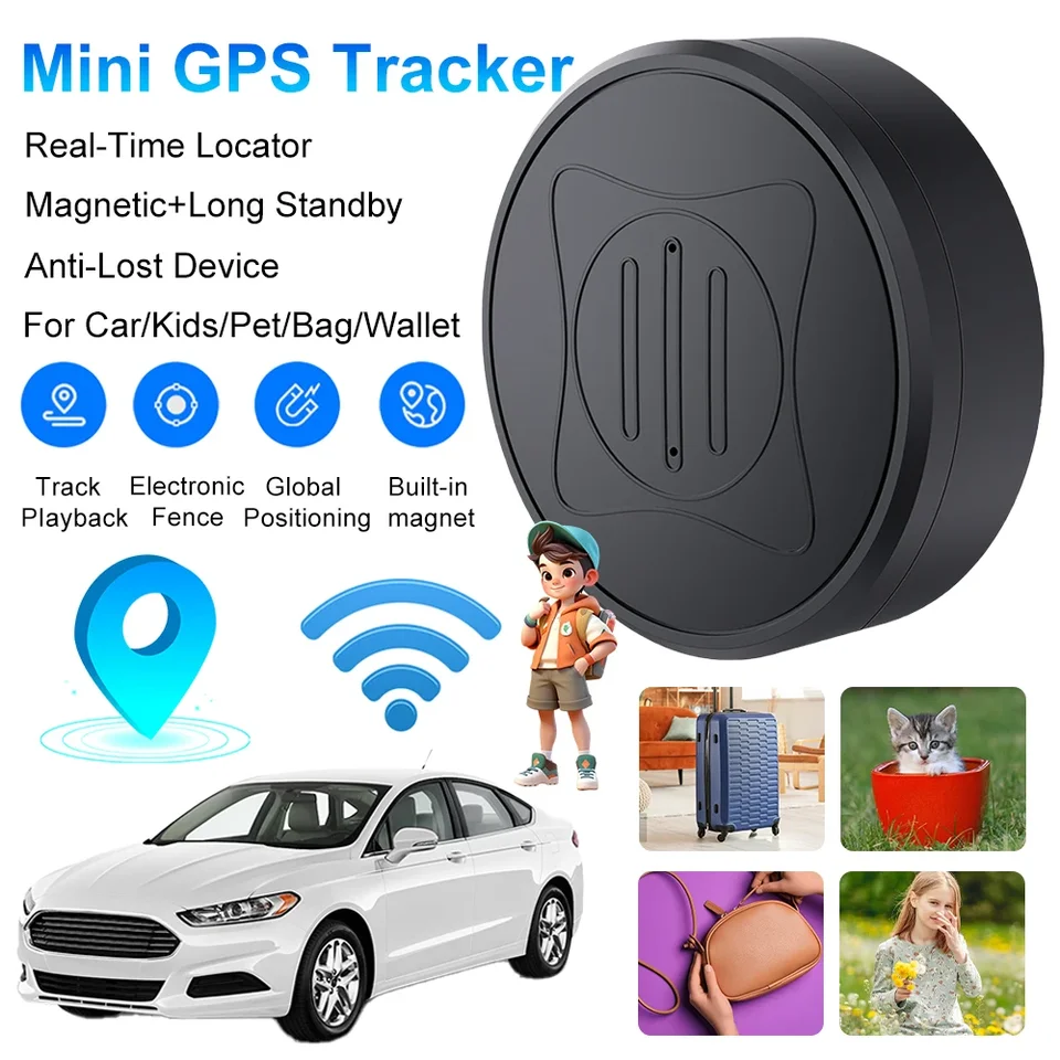 1pcs Mini GPS sledovač magnetické inteligentné vozidlo sledovanie vozidla Anti-Lost Zariadenie Mini prenosné polohovanie GPS lokalizátor