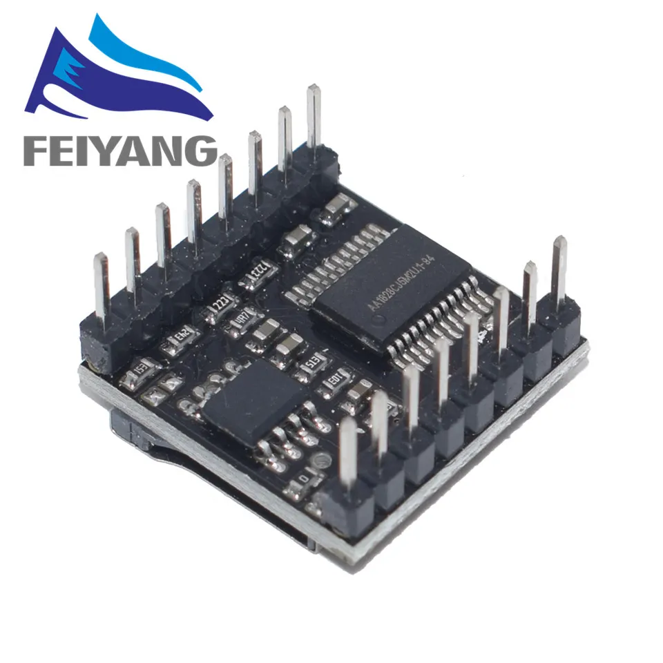 1pcs Mini MP3 Player Modul TF karta U disk Mini MP3 prehrávač Audio hlasový modul doska pre Arduino DF Play Wholesale