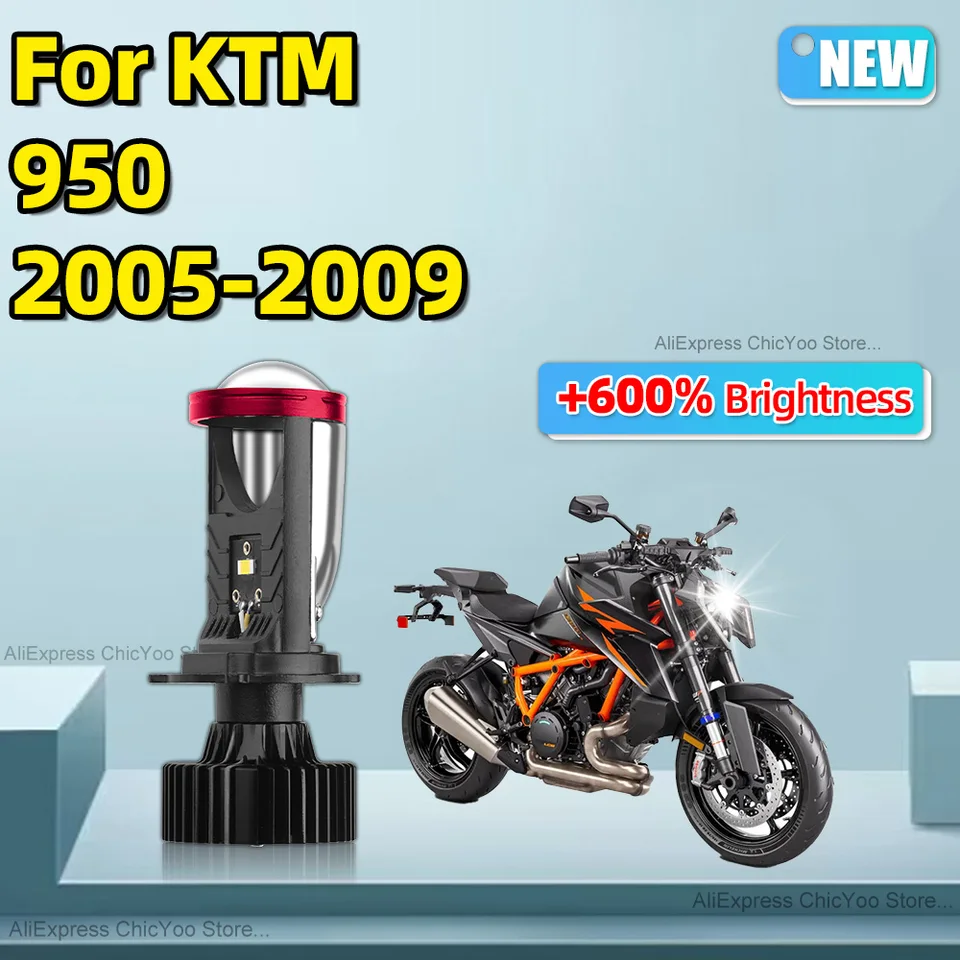1pcs Motocykel H4 H4, objektív projektor Motorbike lampa Super Bright Cut-off Line pre KTM 950,00 2005 2006 2007 2008 2009