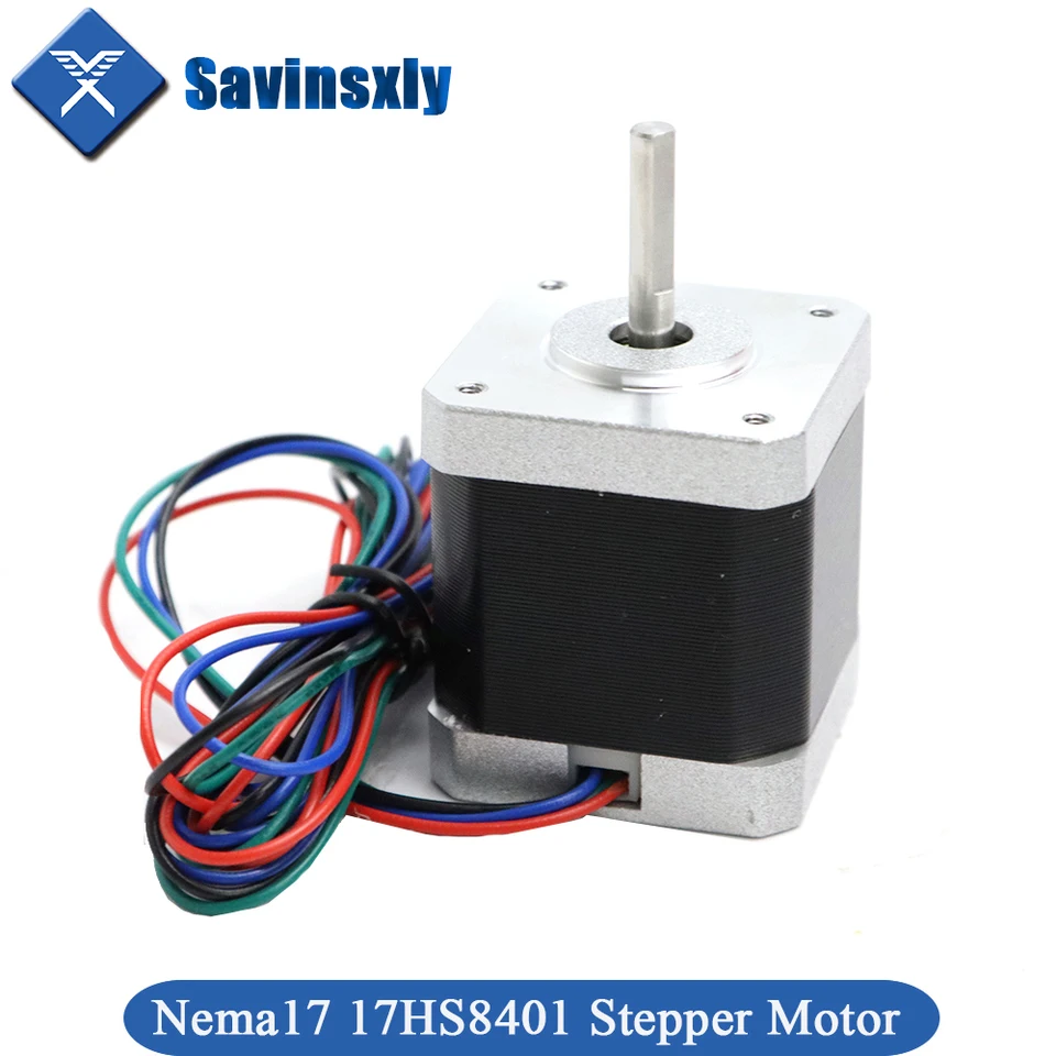 1pcs NEMA17 17HS8401 Krokový motor 4-vedený 42 Motor NEMA 17 Motor 42bygh 1,8a pre CNC XYZ