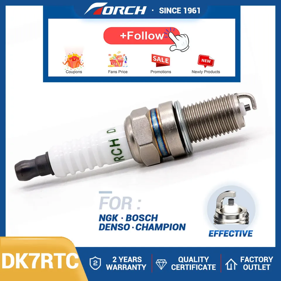 1pcs Normálna zapaľovacia sviečka Dk7rtc Vymeňte za sviečku DCPR7E Subaru 22401-KA240 22401-KA260 MITSUBISHI MS851317 MS851487