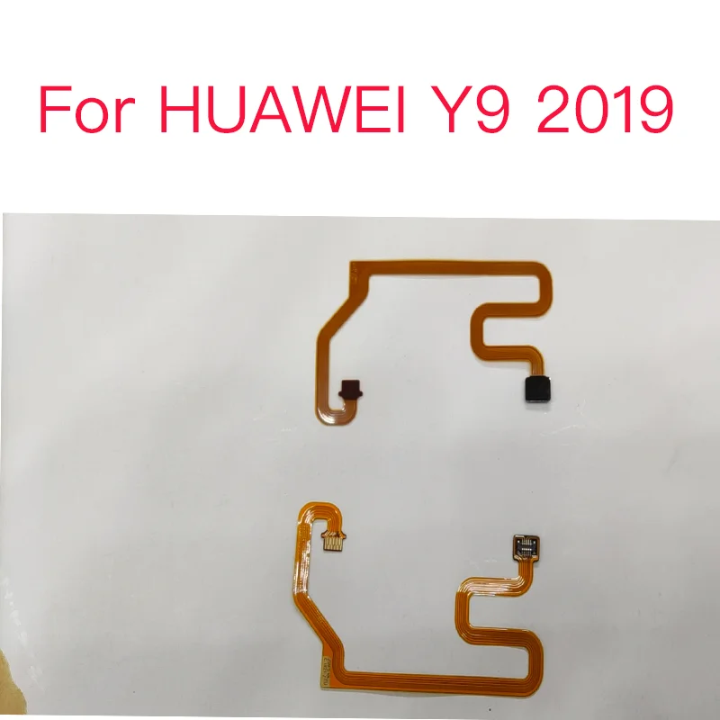 1pcs Nový originálny domáci gombík odtlačok prsta dotyk ID senzoru konektorový kábel pre Huawei Y9 2018 Y9 2019 Konektorová stuha konektora