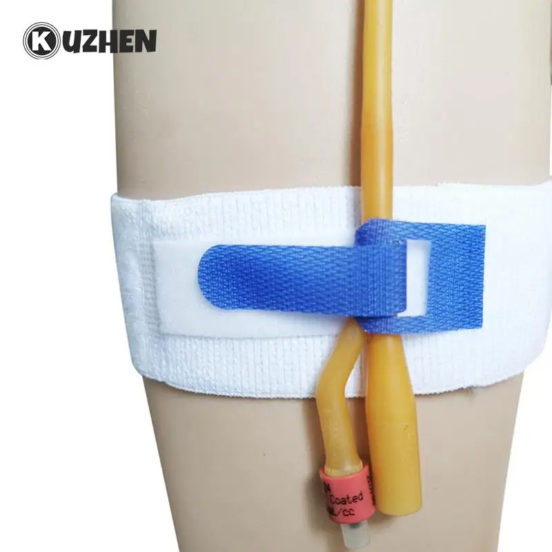 1pcs odolný močový vreckový držiak na nohy fixačný pásik fixátora fixátor elastický nastaviteľný pohodlný externý fixačný fixátor