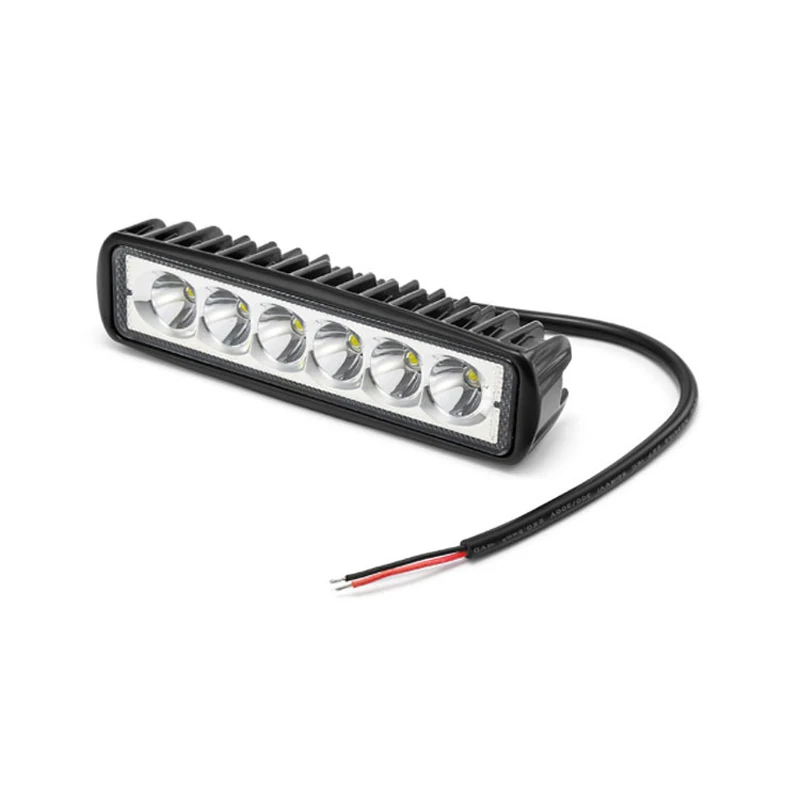 1pcs offroad Car Work Lights 6led18W Spotlight Denné bežecké svetlo 12 V povodňový lúč pre Jeep ATV 4WD Modifikácia SUV CAR