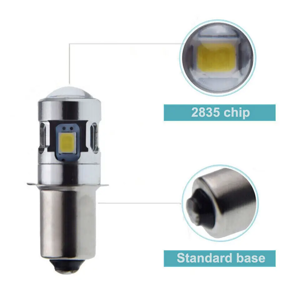 1pcs p13.5s Pr2 PR3 LED aktualizácia žiarovka 3V 4,5V 6V pre Maglite baterku na baterku Svietiteľka Hlave Light Vymeňte osvetlenie