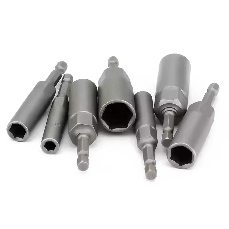 1pcs prehĺbiť maticu Driv DRILL Bit Dĺžka 80 mm bez magnetického nárazového adaptéra pre elektrické náradie vŕtačku vŕtačky 6 mm ~ 19 mm